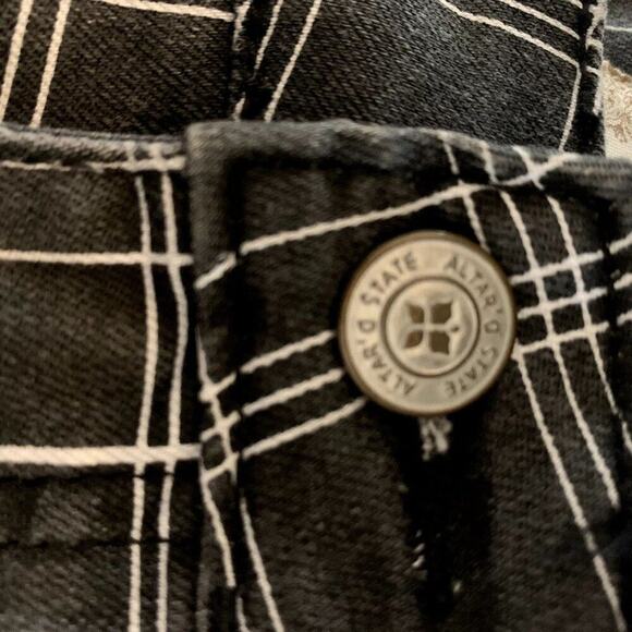 Altar'd State NWT Women's Ciara Retro Striped‎ Flare Jeans High Waisted Sz 26 - Picture 2 of 12